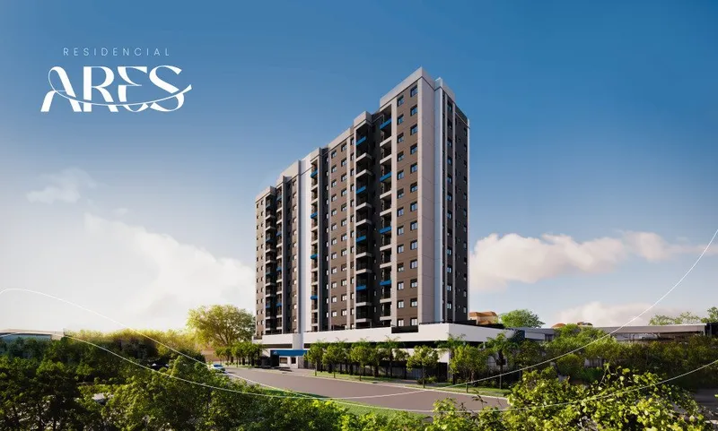 Fachada Torre - Residencial Áres