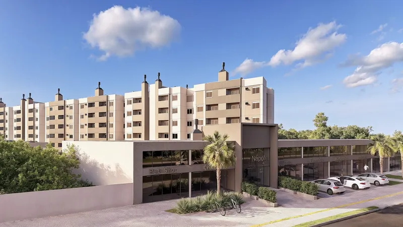 Fachada Torres - Residencial Nápoles