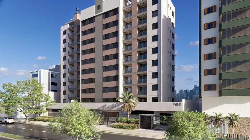 Perspectiva Fachada - Residencial Mezzano