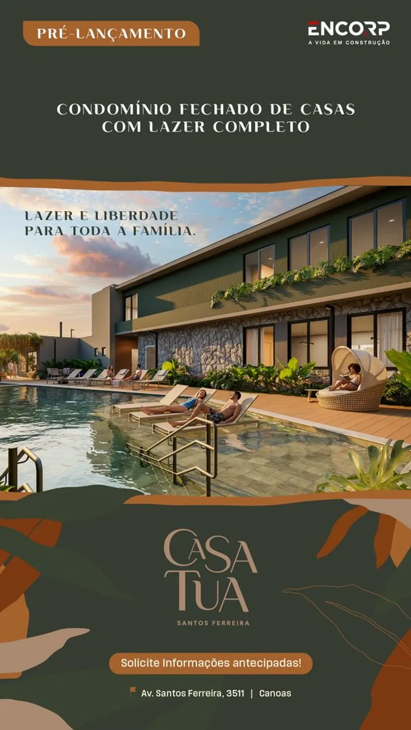 Living Integrado - Condomínio Casa Tua Santos Ferreira