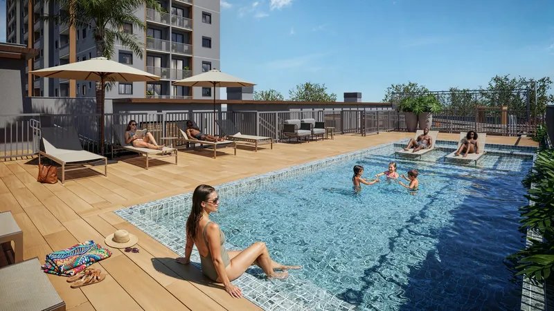 Piscina E Deck Molhado - Linq Your Place