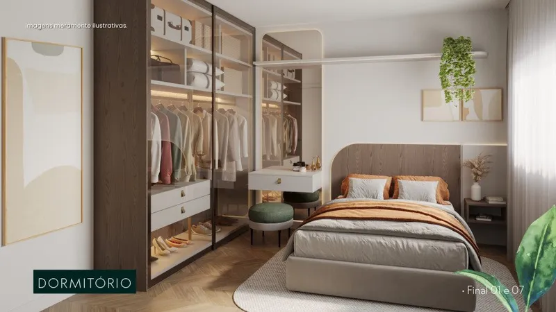 Dormitorio Casal - Ora Condomínio Residencial