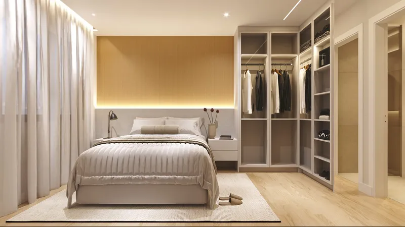 Suite Master Decorada - Varandas Residence